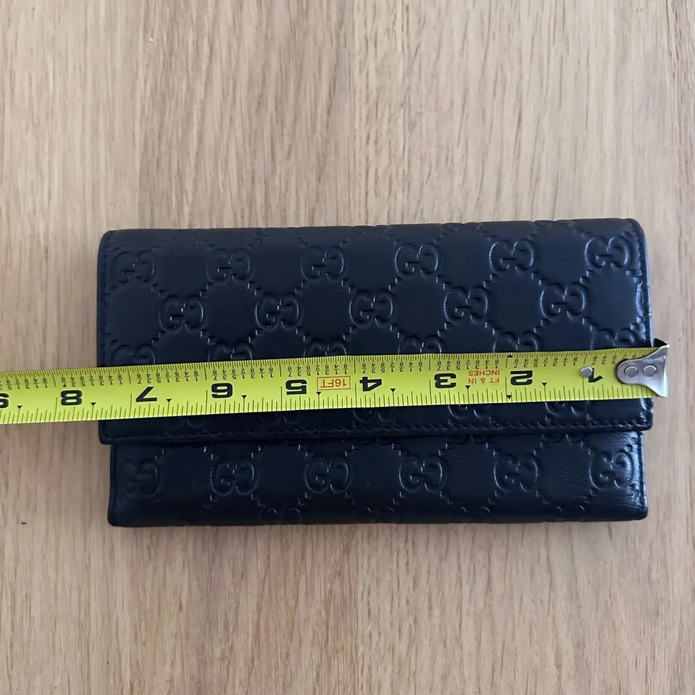 Gucci Signature Guccisissima Long flap Wallet - Picture 7 of 15